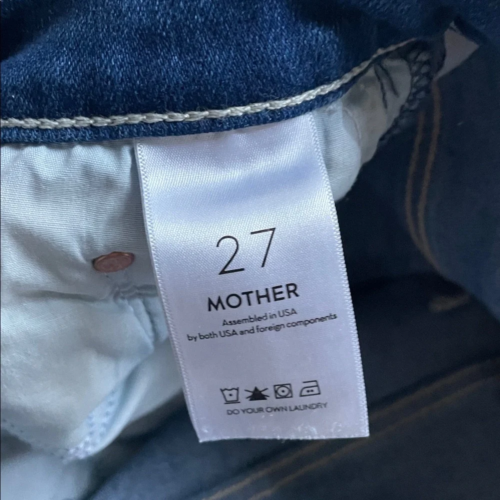 Mother The Swooner Ankle Fray Jeans in Taxi